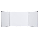 Lavagne cancellabili Bi-office Maya Trio pieghevole magnetica bianca smaltata 90x60 cm. bianco - TR0