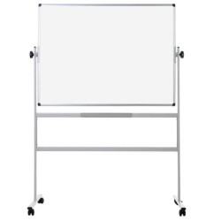 Lavagne cancellabili Bi-office Revolver - magnetica doppia girevole bianca - 120x90 cm. bianco - QR0