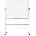 Lavagne cancellabili Bi-office Revolver - magnetica doppia girevole bianca - 120x90 cm. bianco - QR0