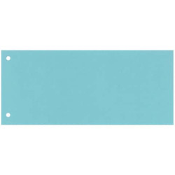 Separatore per archivio con due fori Q-Connect 24x10,5 cm 190 g/m² blu conf. da 100 - KF00512