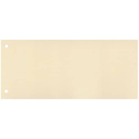 Separatore per archivio con due fori Q-Connect 24x10,5 cm 190 g/m² cuoio conf. da 100 - KF00514