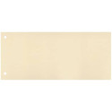 Separatore per archivio con due fori Q-Connect 24x10,5 cm 190 g/m² cuoio conf. da 100 - KF00514