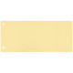 Separatore per archivio con due fori Q-Connect 24x10,5 cm 190 g/m² giallo conf. da 100 - KF00516