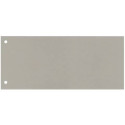 Separatore per archivio con due fori Q-Connect 24x10,5 cm 190 g/m² grigio conf. da 100 - KF00513