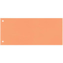 Separatore per archivio con due fori Q-Connect 24x10,5 cm 190 g/m² arancio conf. da 100 - KF00519