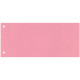 Separatore per archivio con due fori Q-Connect 24x10,5 cm 190 g/m² rosa conf. da 100 - KF00517