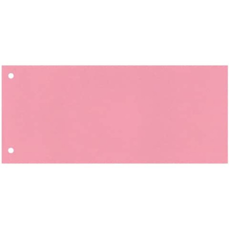 Separatore per archivio con due fori Q-Connect 24x10,5 cm 190 g/m² rosa conf. da 100 - KF00517