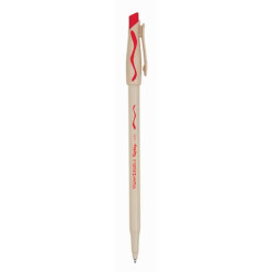 Penna a sfera stick Paper Mate Replay cancellabile M 1 mm rosso S0190804