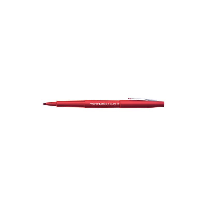 Penna punta fibra Paper Mate Flair/Nylon M 1,1 mm rosso S0190993 -  Lineacontabile