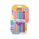 Penne punta fibra Paper Mate Flair/Nylon Tropical Vacation 1,0 mm assortiti blister da 6 - 2028906