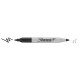 Marcatore permanente Sharpie Twin Tip EF F a doppia punta conica 1-0,5 mm nero S0811100