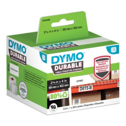 Rotolo da 300 etichette Dymo LabelWriter durable multiuso 59x102 mm bianco 1933088