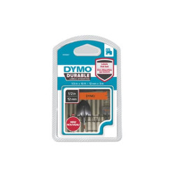 Nastro per etichettatrici Dymo D1 Durable 12 mm x 5,5 m nero/arancio 1978367