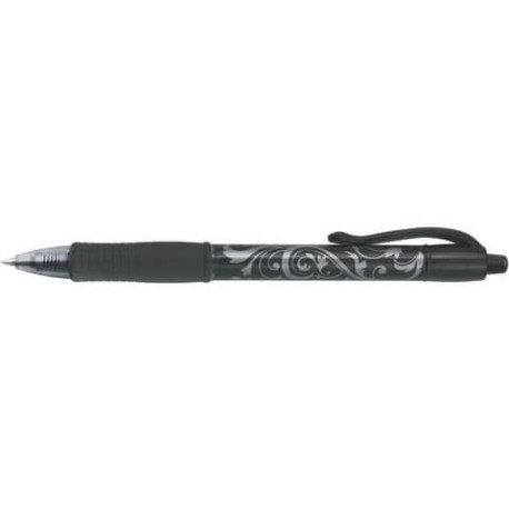 Roller gel a scatto ricaricabile Pilot G-2 Victoria 0,7 mm nero 006370