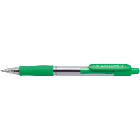 Penna a sfera a scatto Pilot Super Grip 0,7 mm verde 001534