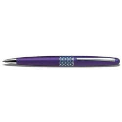 Penna a sfera Pilot MR Retro Pop Collection 0,7 mm blu fusto viola con astuccio e borsina regalo - 0