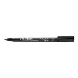 Penna a punta sintetica Staedtler Lumocolor permanent pen 313 S nero 313-9