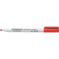 Marcatore per lavagne bianche Staedtler Lumocolor whiteboard compact 341 1-2 mm rosso - 341-2