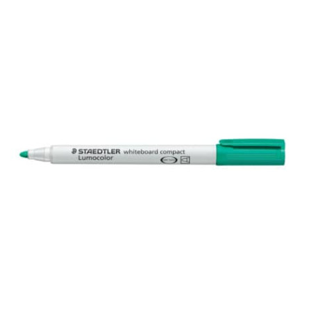 Marcatore per lavagne bianche Staedtler Lumocolor whiteboard compact 341 1-2 mm verde - 341-5