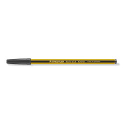 Penna a sfera Staedtler Noris Stick M 1 mm - tratto 0,35 mm nero conf. da 20 - 434 09