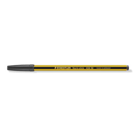 Penna a sfera Staedtler Noris Stick M 1 mm - tratto 0,35 mm nero conf. da  20 - 434 09 - Lineacontabile
