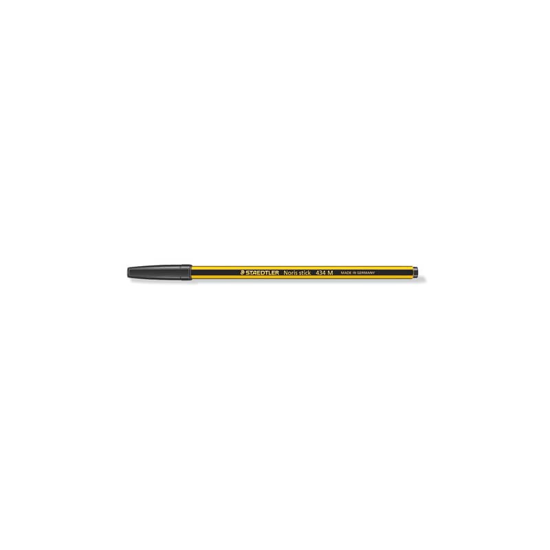 Penna a sfera Staedtler Noris Stick M 1 mm - tratto 0,35 mm nero conf. da  20 - 434 09 - Lineacontabile