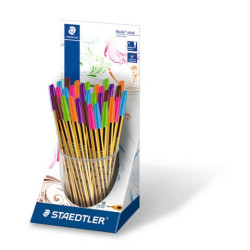 Penna a sfera Staedtler Noris Stick 1 mm assortiti Conf. 30 pezzi - 434M-SKP30