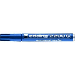 Marcatore permanente edding 2200 C punta scalpello 1-5 mm blu 4-2200C003