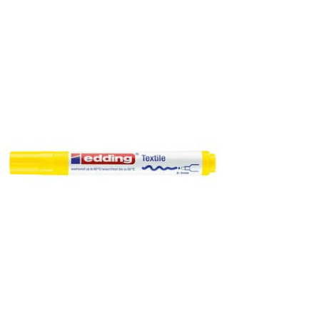 Marcatore per tessuti edding 4500 punta conica 2-3 mm giallo 4-4500005