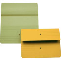 Cartelline con tasca 4Mat A4 in carta woodstock 225 g/m² dorso 3 cm verde conf. da 10 pezzi - 3240 0