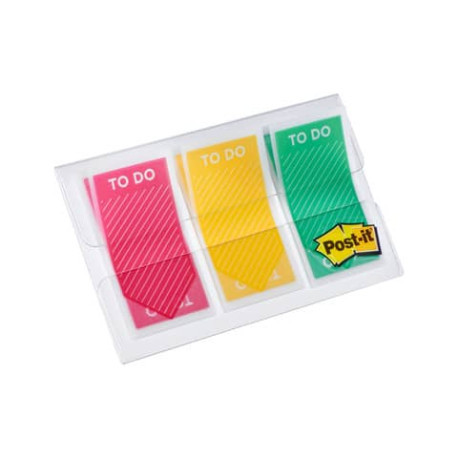 Segnapagina removibili Post-it® Index Medium "To Do" assortiti 3 blocchetti da 20 - 682-TODO-EU