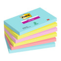 Foglietti Post-it® Super Sticky Miami assortiti conf. 6 blocchetti da 90 ff - 655-6SS-MIA