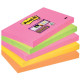 Foglietti riposizionabili Post-it® Super Sticky Cape Town assortiti conf. 6 blocchetti da 90 ff - 65