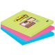 Foglietti Post-it® Super Sticky Note a righe assortiti conf. 3 blocchetti da 70 ff - 675-3SSMX EU