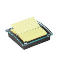 Dispenser foglietti adesivi Post-it® Super Sticky Z-Notes nero/trasparente DS440-SSCYL