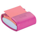 Dispenser foglietti adesivi Post-it® Z-Note bianco/fucsia PRO-C-1SSC