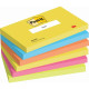 Foglietti riposizionabili Post-it® Notes Energy 76x127 mm neon assortiti conf. 6 blocchetti da 100 f