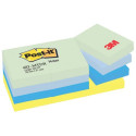 Foglietti riposizionabili Post-it® Notes Dream 51x38 mm neon assortiti conf. 12 bloc. da 100 ff - 65