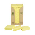 Foglietti Post-it® Notes Giallo in carta riciclata conf. torre da 24 blocchetti da 100 ff - 653-1T