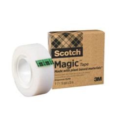 Nastro adesivo Scotch® Magic™ 19 mm x 30 m trasparente opaco 9-1930R