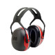 Cuffie auricolari 3M rosso  X3A