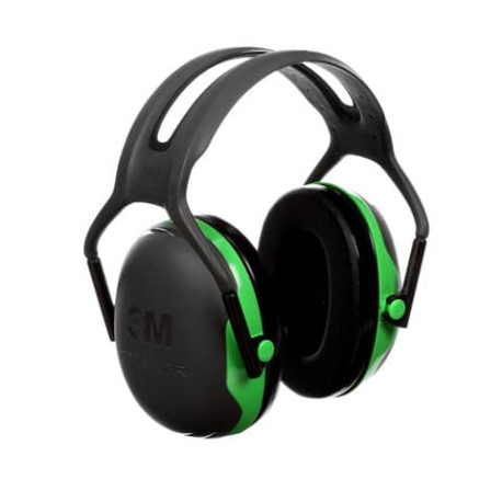 Cuffie auricolari 3M nero/verde  X1A