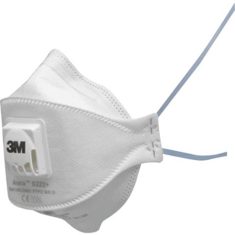 Respiratore monouso 3M Aura™ FFP2 con valvola Conf. 10 pezzi - 9322