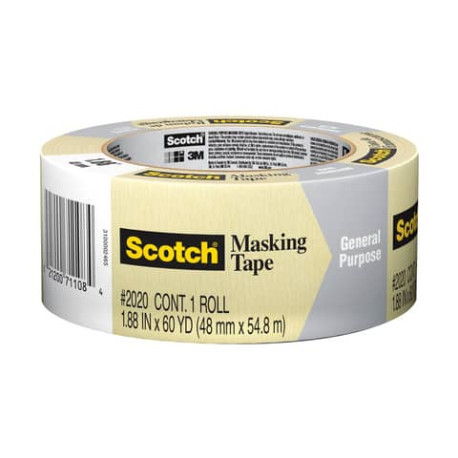 Nastro in carta per mascheratura 3M Scotch® bianco 48 mm x 50 m 2120E