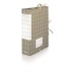 Cartella archivio Brefiocart RESISTO lacci rivettati 25x35 cm grigio dorso 10 cm  conf. 10 pezzi - R