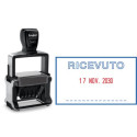 Timbro autoinchiostrante con testo RICEVUTO Trodat PROFESSIONAL 5460/L1 in acciaio 56x33 mm acciaio 