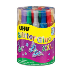 Colla Glitter Uhu 20 ml  Conf. 24 pezzi - D1553