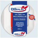 Scodelle monouso Dopla 300 ml polistirene bianco conf.50 - 08005