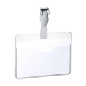 Portanomi con clip DURABLE EUROBADGE tasca aperta plastica trasparente inserto 60x90mm  conf. 25 - 8