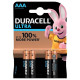 Batterie alcaline Duracell Ultra Power Ministilo 2400 AAA conf. da 4 - DU0061